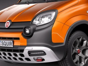 Fiat Panda Cross Country 2014 3D Model
