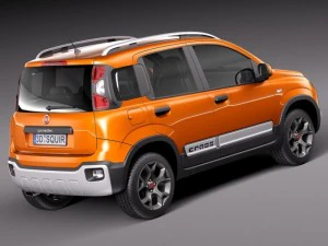 Fiat Panda Cross Country 2014 3D Model