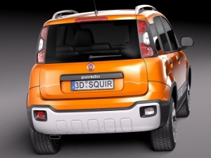 Fiat Panda Cross Country 2014 3Dモデル