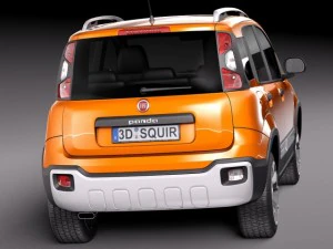 Fiat Panda Cross Country 2014 3D Model