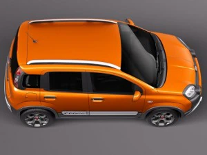 Fiat Panda Cross Country 2014 3D Model