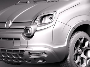 Fiat Panda Cross Country 2014 3Dモデル