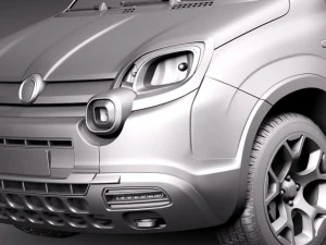 Fiat Panda Cross Country 2014 3D Model