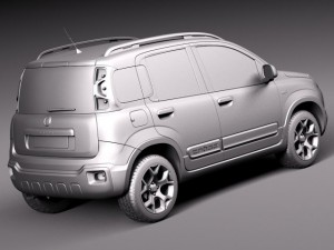 Fiat Panda Cross Country 2014 3Dモデル