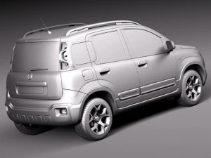 Fiat Panda Cross Country 2014 3D Model