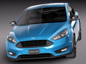 Focus Sedan 2015 3D Model
