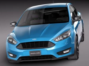 Focus Sedan 2015 3D Model