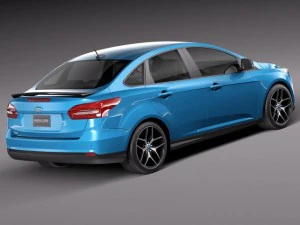 Focus Sedan 2015 3D Model