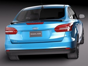 Focus Sedan 2015 3D Model