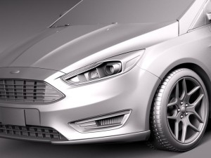 Focus Sedan 2015 3D Model