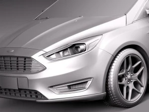 Focus Sedan 2015 3D Model