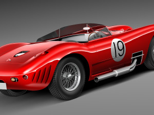 Maserati 450s 1956 3D Model