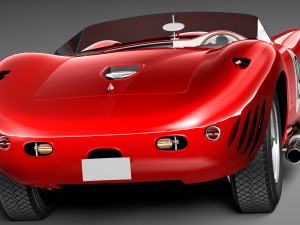 Maserati 450s 1956 3D Model