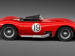 Maserati 450s 1956 3D Model