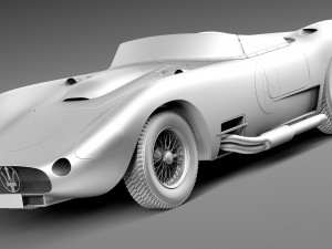 Maserati 450s 1956 3D Model