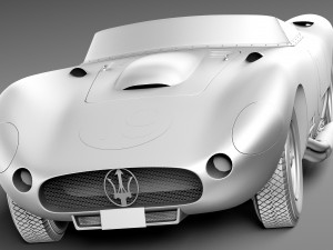 Maserati 450s 1956 3D Model