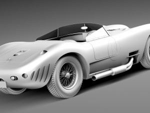 Maserati 450s 1956 3D Model