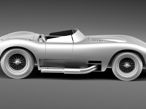 Maserati 450s 1956 3D Model