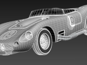 Maserati 450s 1956 3D Model