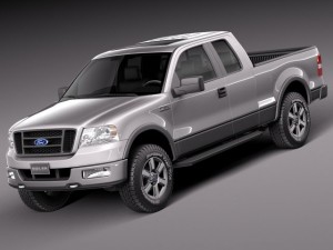 F-150 Extended Cab 2004-2007 3D Model