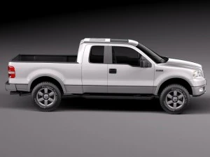 F-150 Extended Cab 2004-2007 3D Model