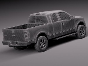 F-150 Extended Cab 2004-2007 3D Model