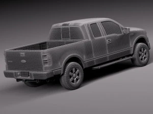 F-150 Extended Cab 2004-2007 3D Model