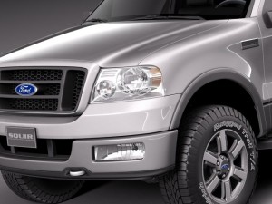 F-150 Extended Cab 2004-2007 3D Model