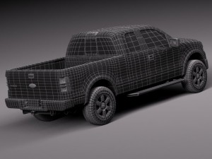 F-150 Extended Cab 2004-2007 3D Model