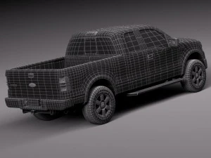 F-150 Extended Cab 2004-2007 3D Model