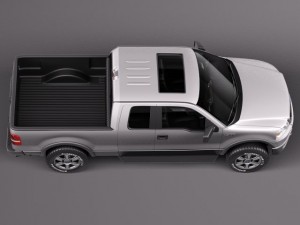 F-150 Extended Cab 2004-2007 3D Model