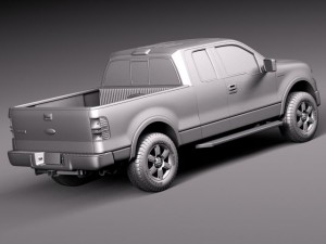 F-150 Extended Cab 2004-2007 3D Model