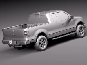 F-150 Extended Cab 2004-2007 3D Model