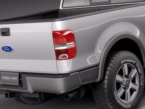F-150 Extended Cab 2004-2007 3D Model