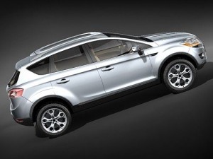 Kuga SUV 2009 3D Модель