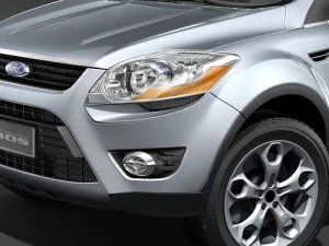 Kuga SUV 2009 3D Model