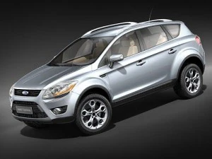 Kuga-SUV 2009 3D Modell