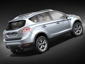 Kuga SUV 2009 3D Модель