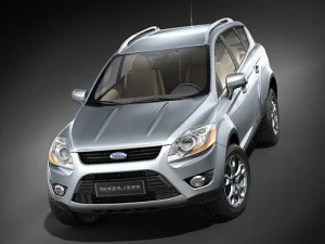 Kuga SUV 2009 3D Model