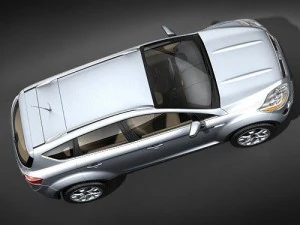 Kuga SUV 2009 3D Model