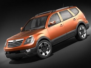 Kia Borrego 2009 3D Model