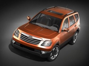 Kia Borrego 2009 Modello 3D