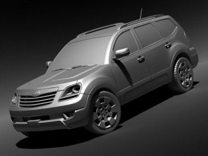 Kia Borrego 2009 Modello 3D