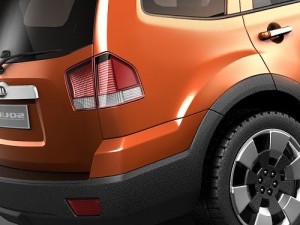 Kia Borrego 2009 Modello 3D