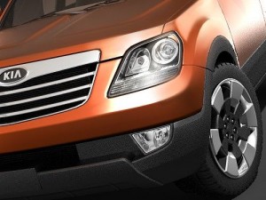 Kia Borrego 2009 Modello 3D