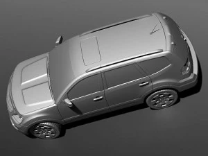 Kia Borrego 2009 3D Model
