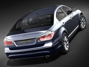 Hyundai Genesis Sedan 2009 3D Model