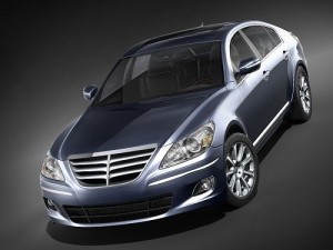Hyundai Genesis Sedan 2009 3D Model
