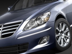 Hyundai Genesis Sedan 2009 3D Model