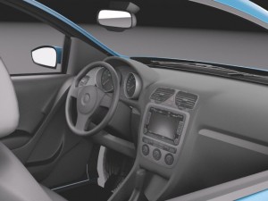 Volkswagen Polo 3-door 2015 3D Model
